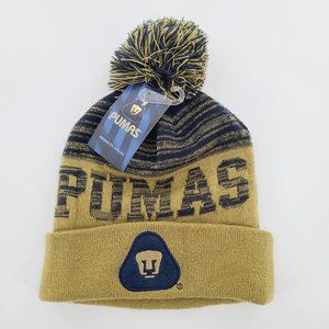 Icon Sports Pumas UNAM Liga MX Beanie Pom Pom